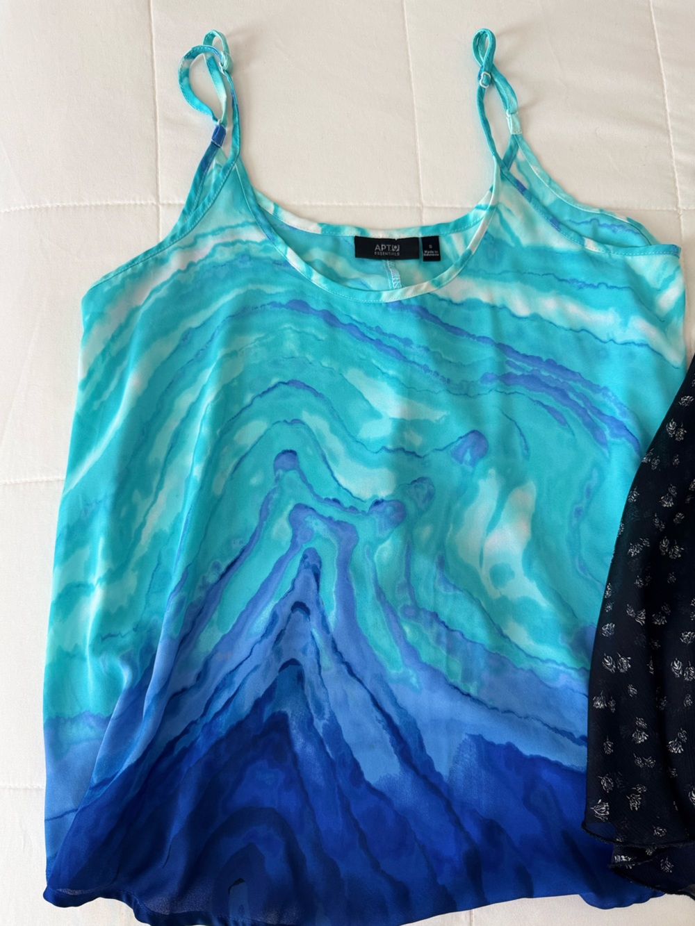Apt.9 Blue Watercolor Ombré Cami - Size S - Picture 2 of 4